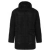 Bigdude Hooded Puffer Jacket Black