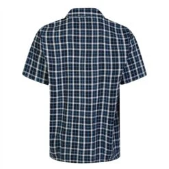 Bigdude Woven Checked Pyjama Set Navy/Blue -Casual Suit For Men Sales Store 83cc758a bd23pj06 07 top 2