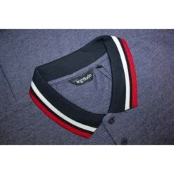 Bigdude Two Tone Contrast Polo Shirt Navy -Casual Suit For Men Sales Store 84029d2d 20bd23p03 02 navy