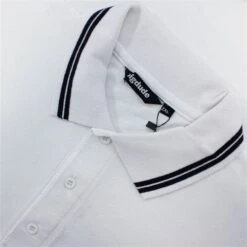 Bigdude Tipped Pique Polo Shirt White -Casual Suit For Men Sales Store 874e0ba8 img 8393