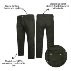 Bigdude Non Stretch Coloured Denim Jeans Forest Green -Casual Suit For Men Sales Store 87d29b65 bd21js0620navy