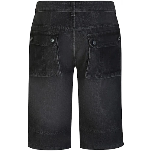 Bigdude Cargo Denim Shorts Black 4 Bigdude Cargo Denim Shorts Black - Image 4