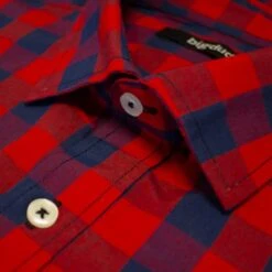 Bigdude Gingham Long Sleeve Shirt Red -Casual Suit For Men Sales Store 8af72791 img 8812