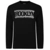 Bigdude Brooklyn Print Jumper Black