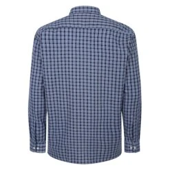 Bigdude Long Sleeve Check Shirt Grey/Blue -Casual Suit For Men Sales Store 8eee0cbc bd23ls20 09 2