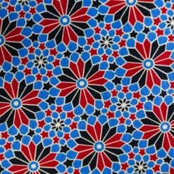 Bigdude Retro Flower Print Long Sleeve Poplin Shirt Blue/Red -Casual Suit For Men Sales Store 90c6f0be img 8728