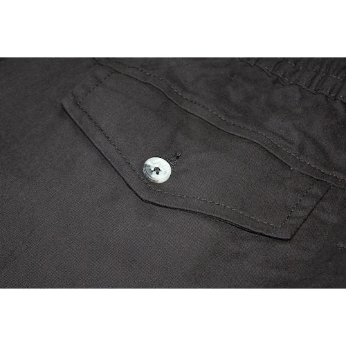 Bigdude Elasticated Waist Cargo Trousers Black 5 Bigdude Elasticated Waist Cargo Trousers Black - Image 5