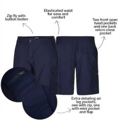 Bigdude Light Weight Elasticated Waist Cargo Shorts Navy -Casual Suit For Men Sales Store 93ed4742 bd22sh0620blue