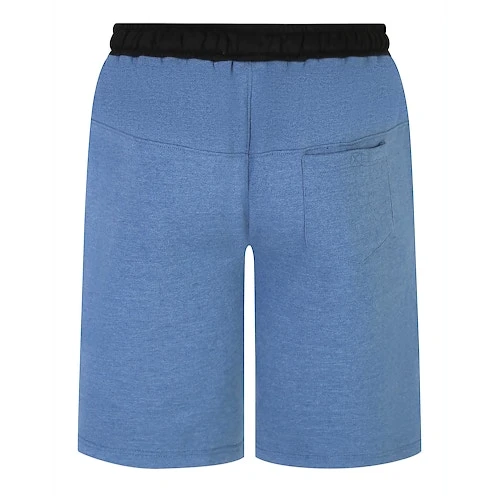 Bigdude Contrast Sweat Shorts Denim Marl 4 Bigdude Contrast Sweat Shorts Denim Marl - Image 4
