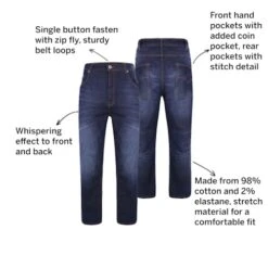 Bigdude Whispering Stretch Jeans Dark Wash -Casual Suit For Men Sales Store 94b80e2a 075