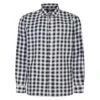 Bigdude Long Sleeve Check Shirt Black