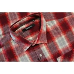Bigdude Summer Long Sleeve Flannel Shirt Red -Casual Suit For Men Sales Store 9c5a3e6b bd23ls01 22