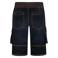 Bigdude Jersey Waistband Denim Shorts Dark Wash -Casual Suit For Men Sales Store 9dd00157 nocode3