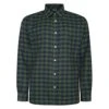 Bigdude Long Sleeve Check Shirt Green