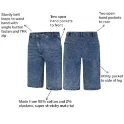 Bigdude Carpenter Denim Shorts Light Wash -Casual Suit For Men Sales Store a721d0bf 15