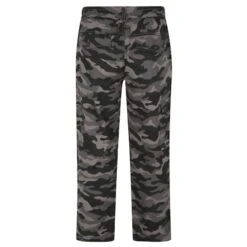 Bigdude Elasticated Waist Camo Cargo Trousers Charcoal -Casual Suit For Men Sales Store a8b77049 bd23tr03 07 3