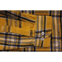 Bigdude Summer Long Sleeve Flannel Shirt Yellow -Casual Suit For Men Sales Store a9a0359b bd23ls01 21 1