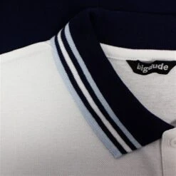 Bigdude Cut & Sew Pique Polo Shirt Navy -Casual Suit For Men Sales Store acb0166b img 7567
