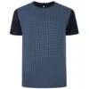 Bigdude Hounds Tooth Smart T-Shirt Navy