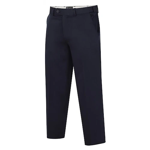 Tooting & Brow Adjustable Waist Trousers Navy 2 Tooting & Brow Adjustable Waist Trousers Navy - Image 2