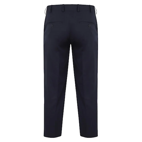 Tooting & Brow Adjustable Waist Trousers Navy 3 Tooting & Brow Adjustable Waist Trousers Navy - Image 3