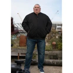 Bigdude Button Up Baseball Jacket Black -Casual Suit For Men Sales Store ae63538e dsc07317