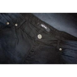 Bigdude Stretch Turn Up Denim Shorts Black -Casual Suit For Men Sales Store af930d0c bd23sh05 01 black