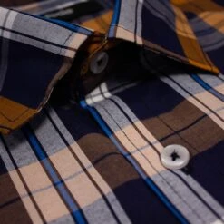 Bigdude Long Sleeve Check Shirt Orange -Casual Suit For Men Sales Store af9dea7d img 8839