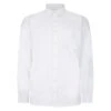 Bigdude Button Down Oxford Long Sleeve Shirt White