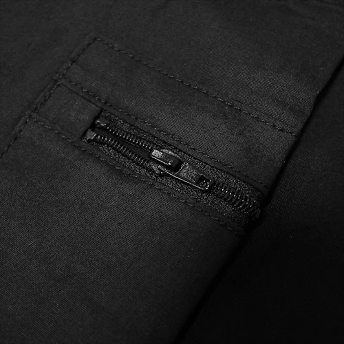 Bigdude Elasticated Waist Active Cargo Trousers Black 8 Bigdude Elasticated Waist Active Cargo Trousers Black - Image 8