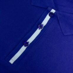 Bigdude Contrast Stripe Placket With Tipped Cuff Polo Shirt Cobalt -Casual Suit For Men Sales Store b1c09101 img 8450
