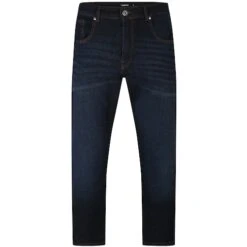 Bigdude Regular Fit Stretch Denim Jeans Dark Wash