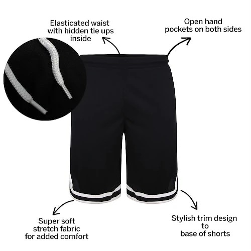 Bigdude Performance Shorts Black 3 Bigdude Performance Shorts Black - Image 3