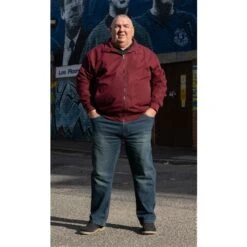 Bigdude Harrington Jacket Burgundy -Casual Suit For Men Sales Store b5044a62 dsc07203