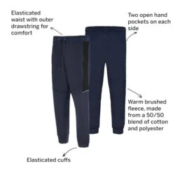 Bigdude Contrast Panel Joggers Navy -Casual Suit For Men Sales Store b52a5d9d 074
