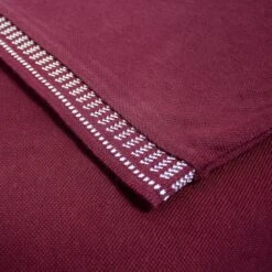 Bigdude Jacquard Collar Polo Shirt Burgundy -Casual Suit For Men Sales Store b8bf1732 img 8205