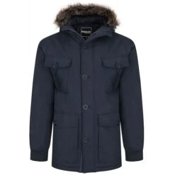 Bigdude Multi Pocket Parka Navy