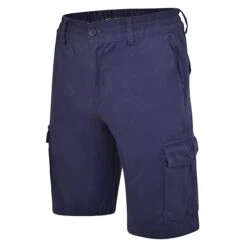 Bigdude Elasticated Waist Cargo Shorts Navy -Casual Suit For Men Sales Store bd19sh02 02 2