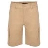 Bigdude Elasticated Waist Cargo Shorts Sand