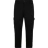 Bigdude Elasticated Waist Cargo Trousers Black