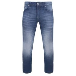 Bigdude Whispering Stretch Jeans Mid Wash