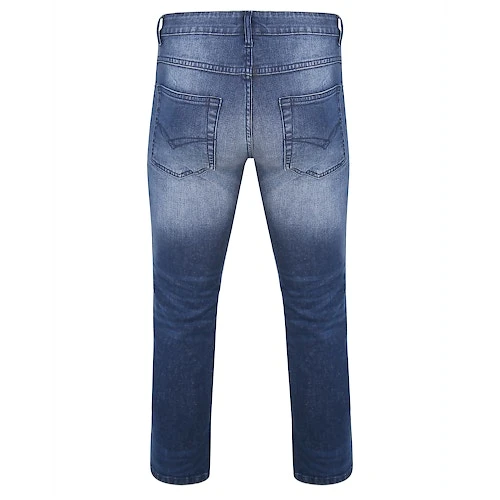 Bigdude Whispering Stretch Jeans Mid Wash 2 Bigdude Whispering Stretch Jeans Mid Wash - Image 2