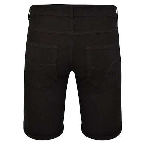 Bigdude Stretch Denim Shorts Black 3 Bigdude Stretch Denim Shorts Black - Image 3
