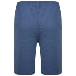Bigdude Twin Pack Classic Pyjama Shorts Denim Marl/Burgundy -Casual Suit For Men Sales Store bd20shb01 09 blue 2