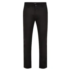 Bigdude Stretch Chino Trousers Black