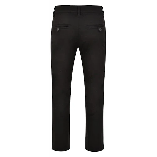 Bigdude Stretch Chino Trousers Black 3 Bigdude Stretch Chino Trousers Black - Image 3