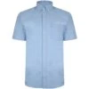 Bigdude Oxford Short Sleeve Shirt Light Blue