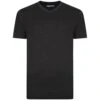 Bigdude Plain V-Neck T-Shirt Charcoal Marl