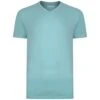 Bigdude Plain V-Neck T-Shirt Turquoise