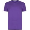 Bigdude Plain V-Neck T-Shirt Purple